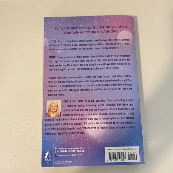 Colleen Hoover Book - All Your Perfects - Picture 2 of 2